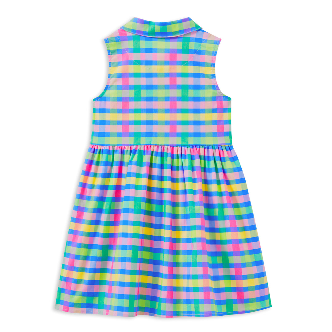 Milky Picnic Check Dress