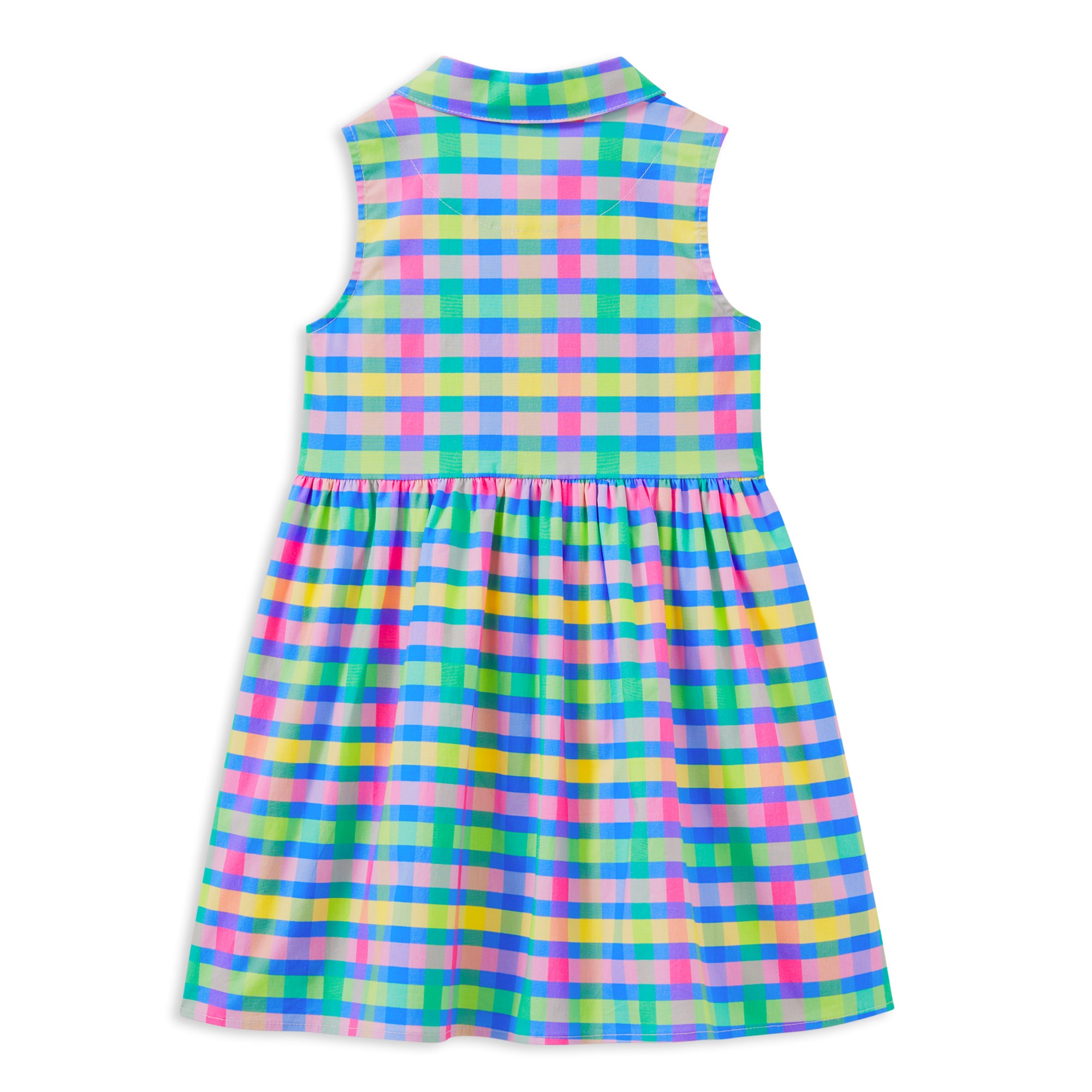 Milky Picnic Check Dress