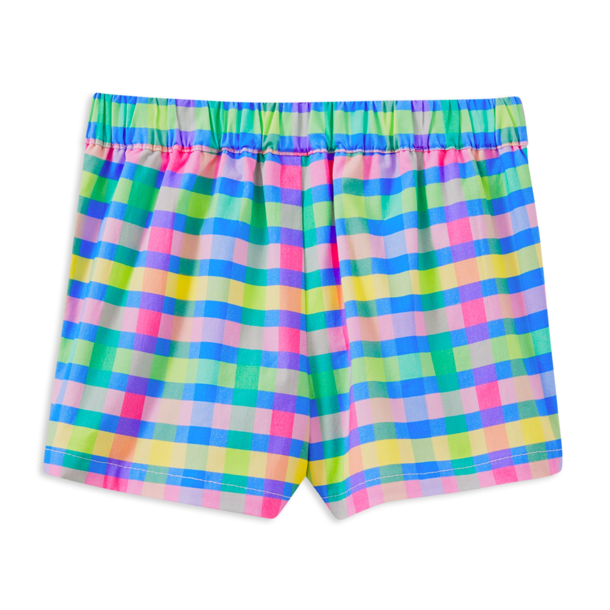 Milky Picnic Check Short
