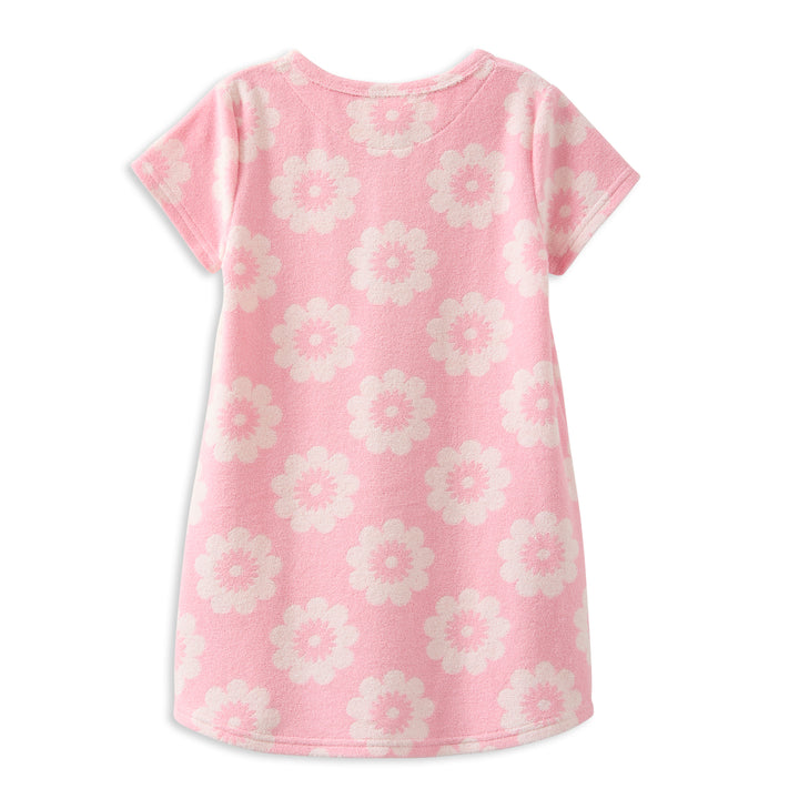 Milky Floral Terry Towelling Dress