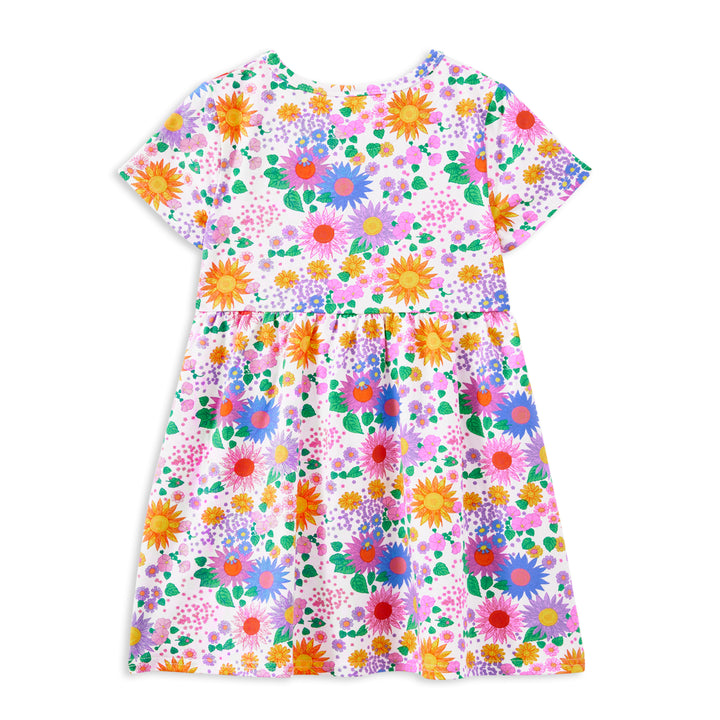 Milky Sunshine Floral Dress