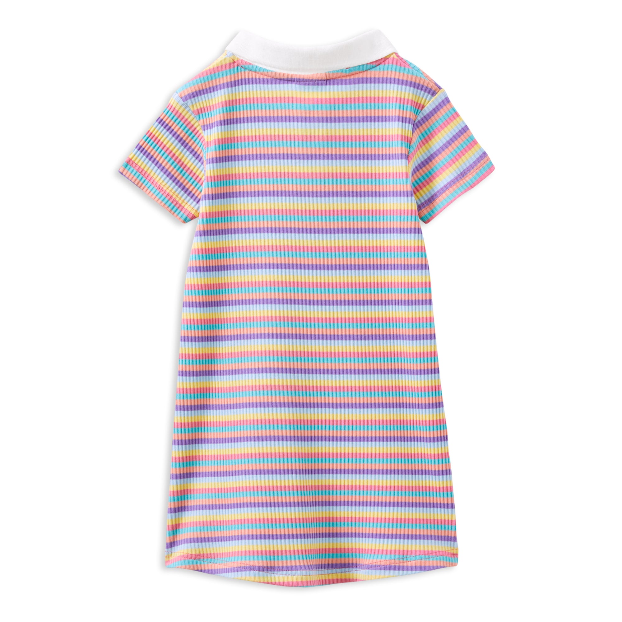 Milky Multi Stripe Rib Dress