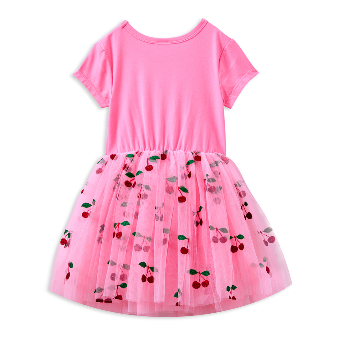 Milky Cherry Tutu Dress