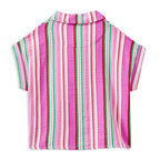 Girls Crinkle Stripe Shirt
