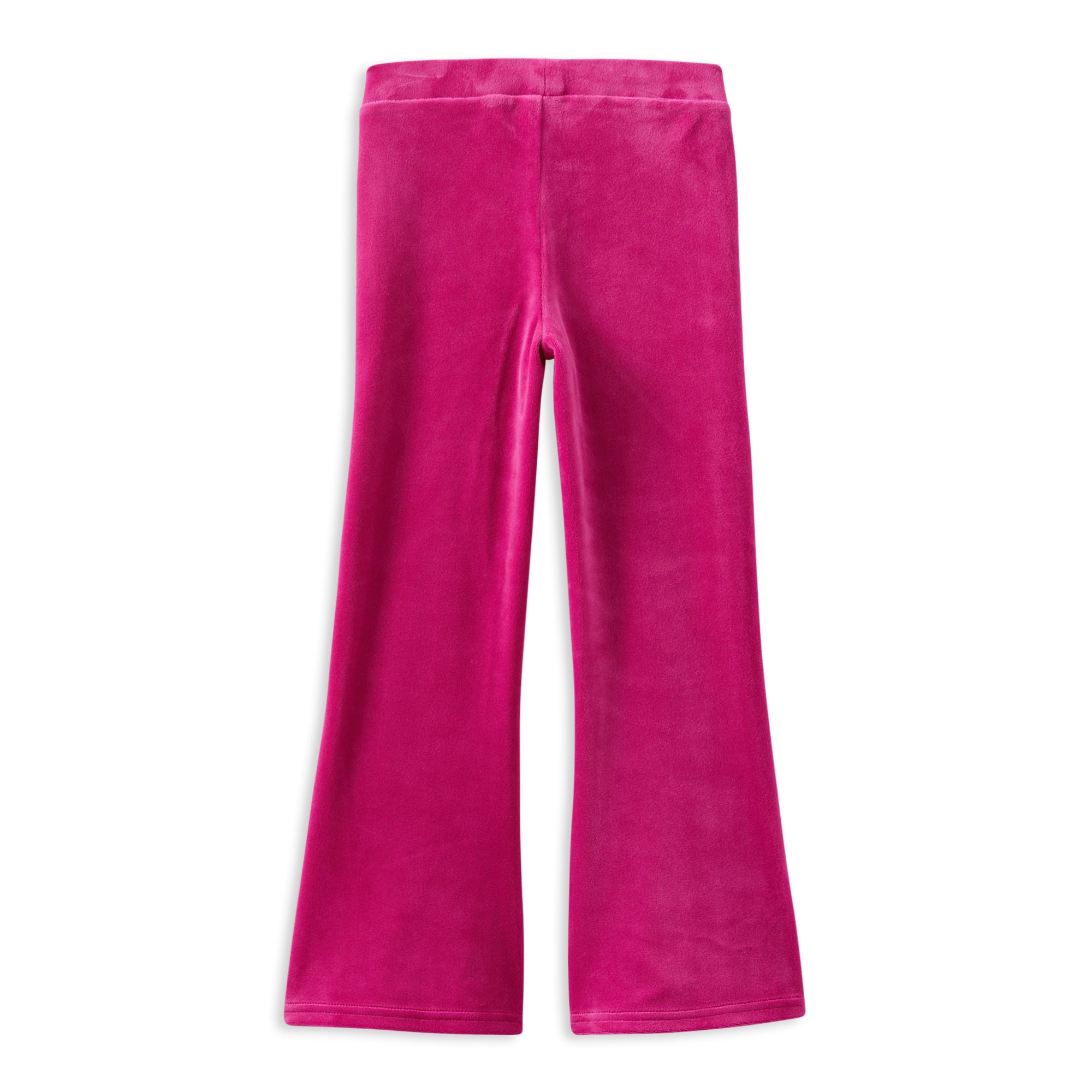 Milky Pink Velour Flares