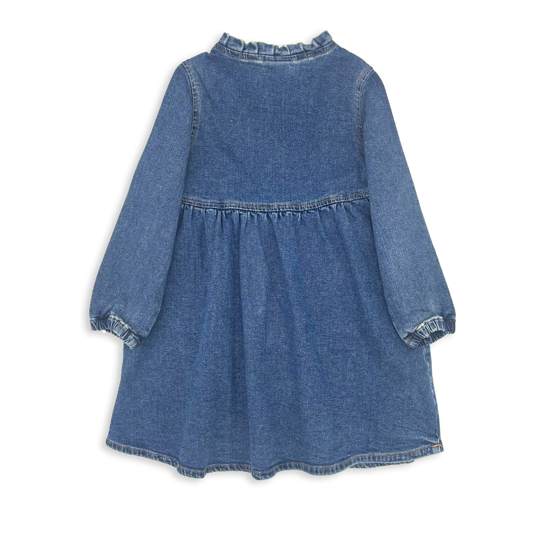 Milky Mid Wash Denim Dress