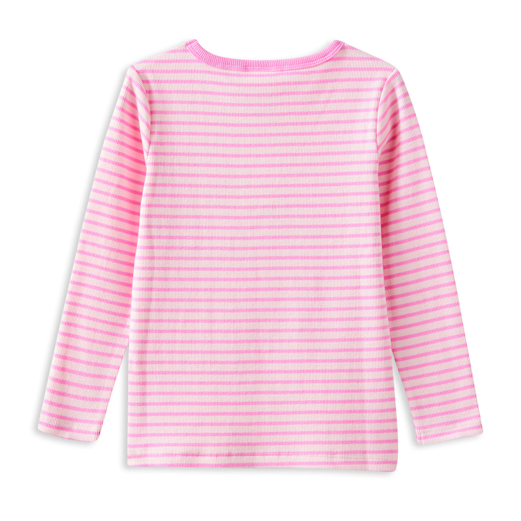 Tickled Pink Stripe Tee