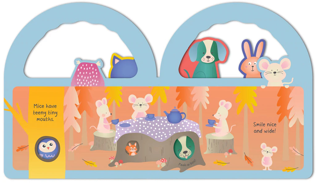 Baby's World - Peek-a-Boo Handle Book - Eyes, Nose