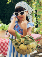 Huxbaby Seaside Cherry Stripe Dress