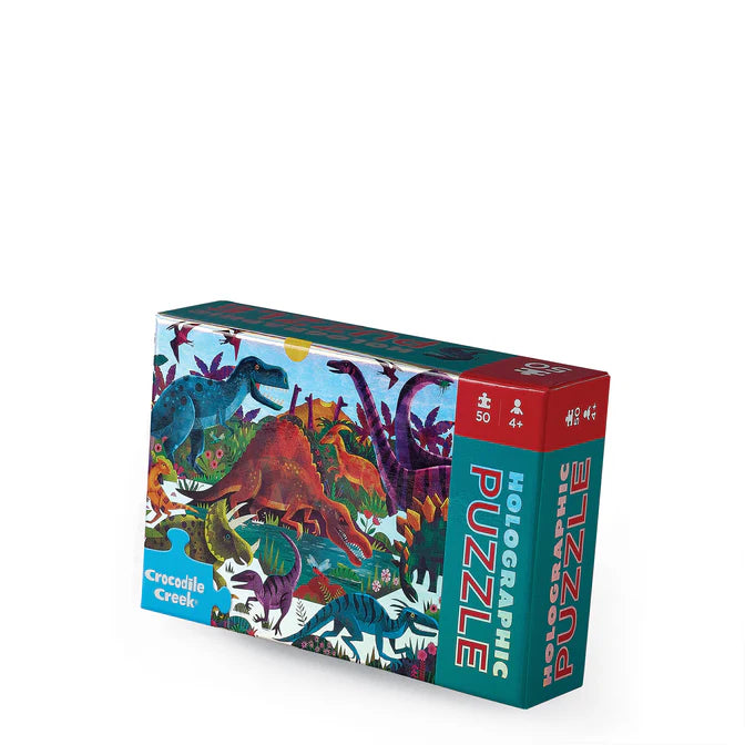 Holographic Puzzle 50 Piece - Dinosaurs