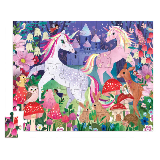 Flat House Puzzle 50 Piece - Unicorn Castle