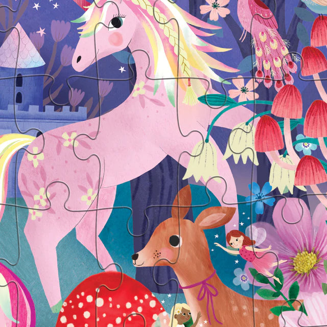 Flat House Puzzle 50 Piece - Unicorn Castle