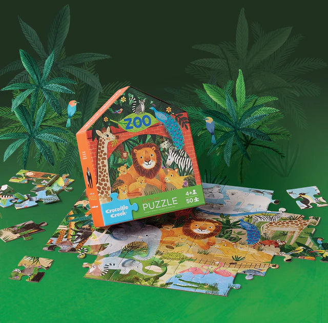 Flat House Puzzle 50 Piece - Zoo