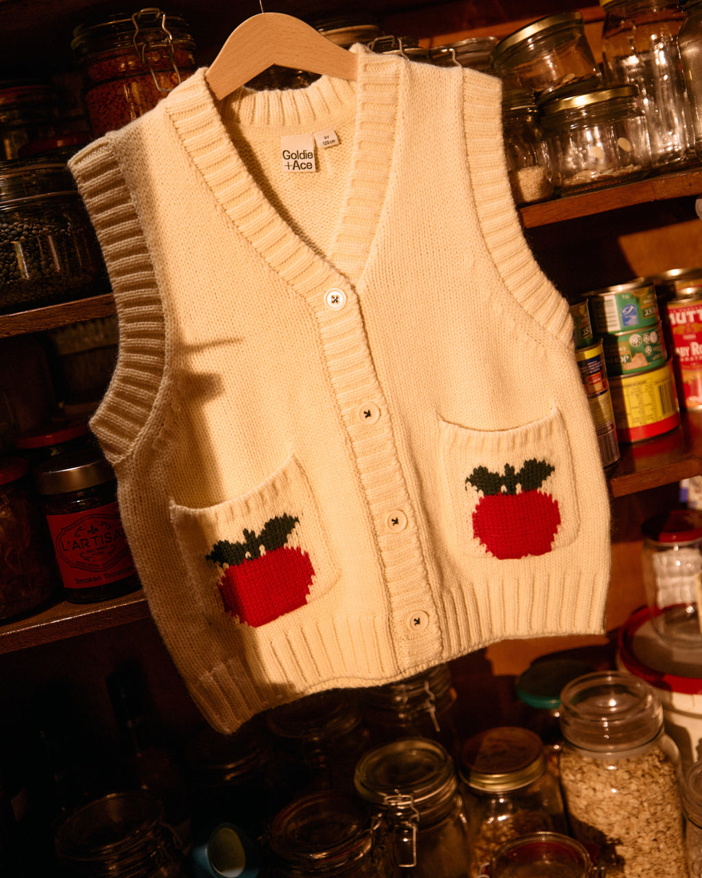 Apple Pocket Knit Vest