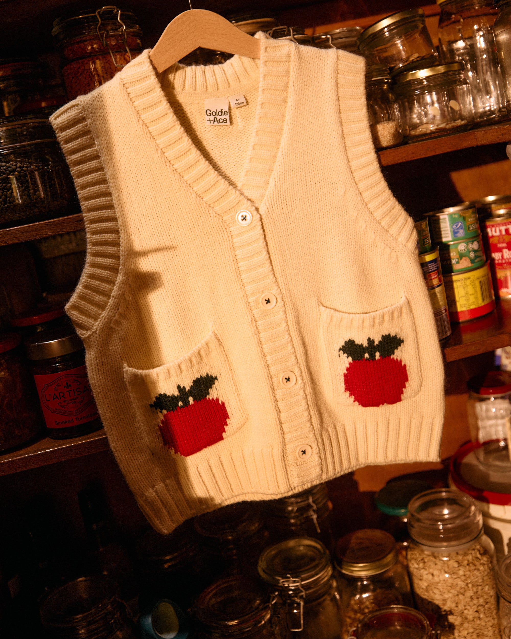 Apple Pocket Knit Vest