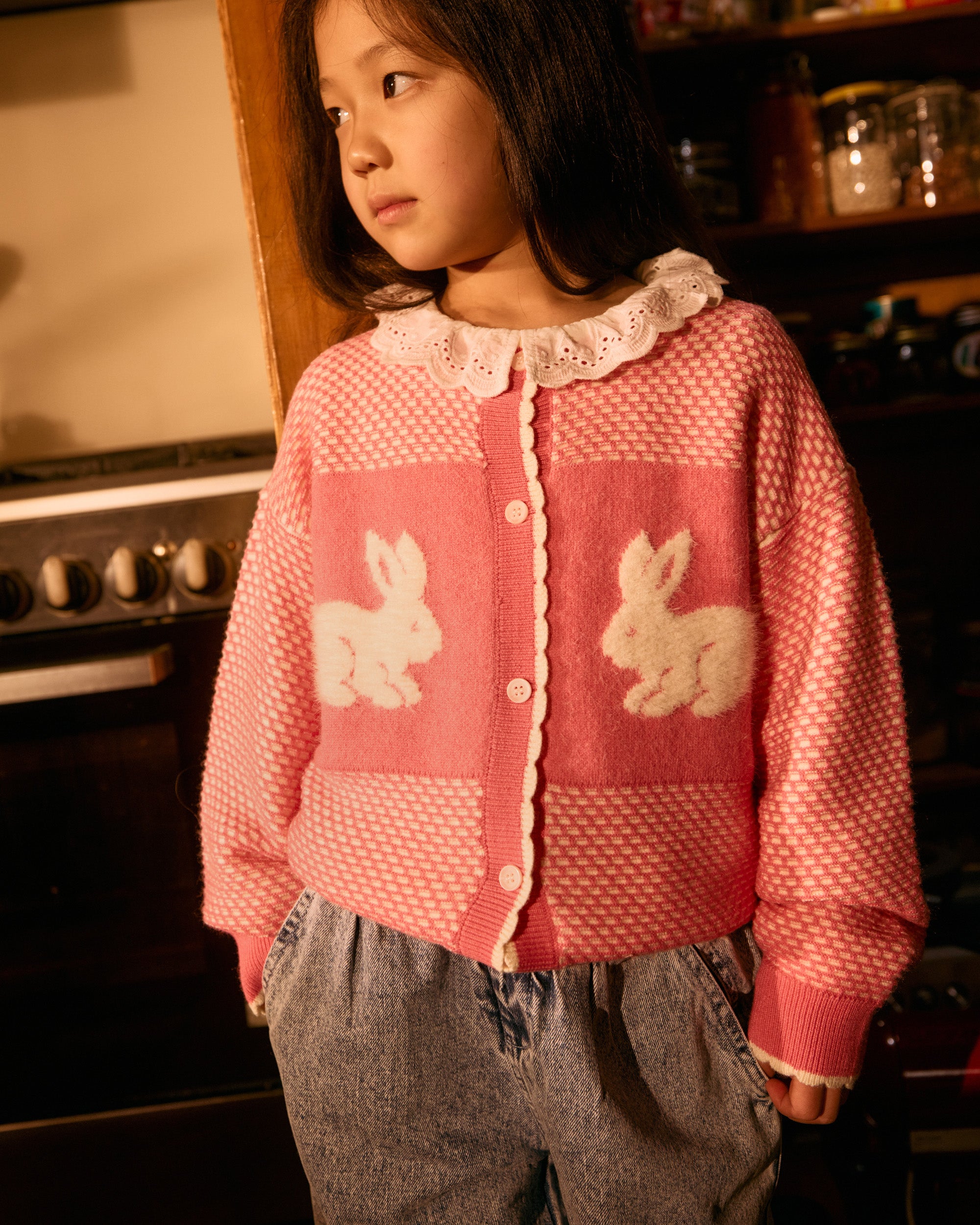 Bunny Knit Cardigan