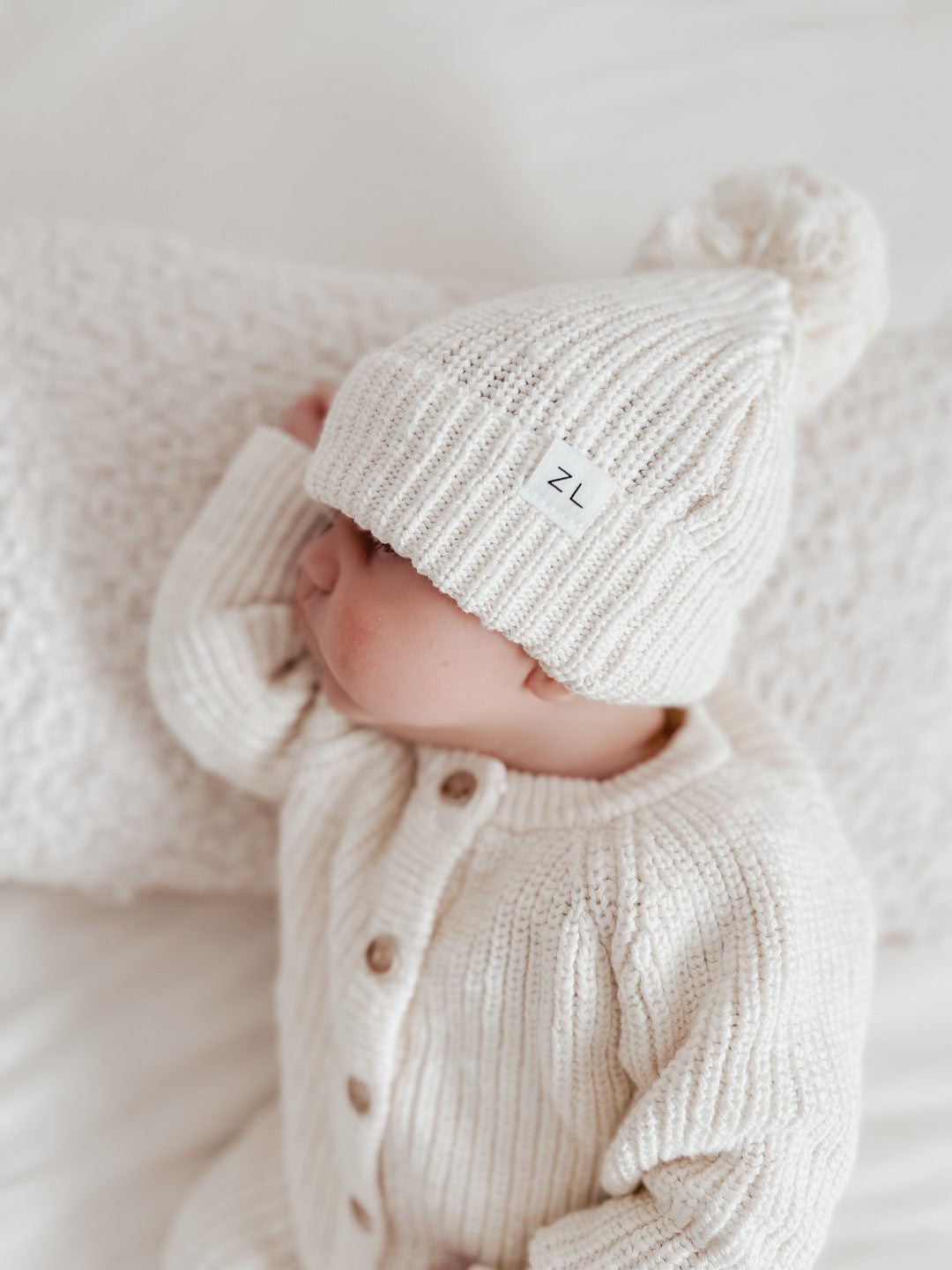 Ziggy Lou - Classic Knit Romper | Coconut