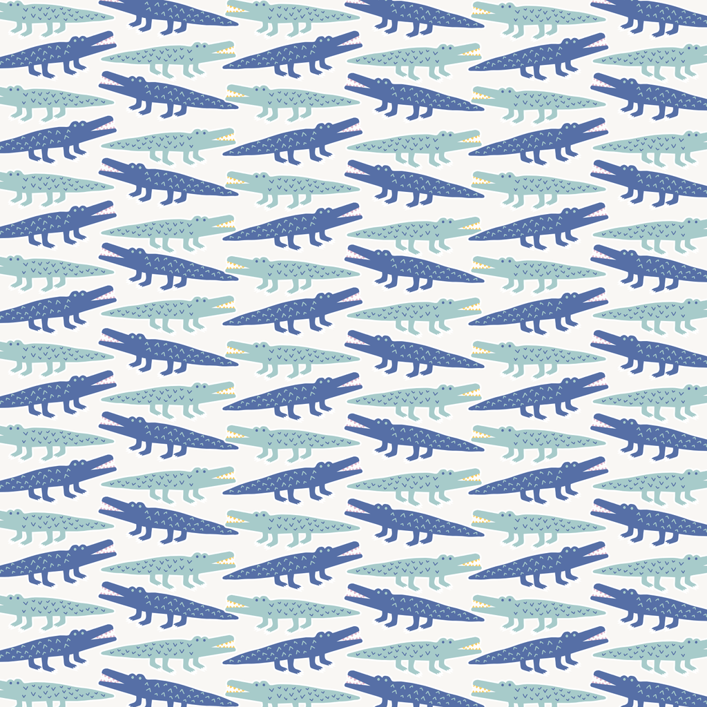 Greeting Card - Crocodiles