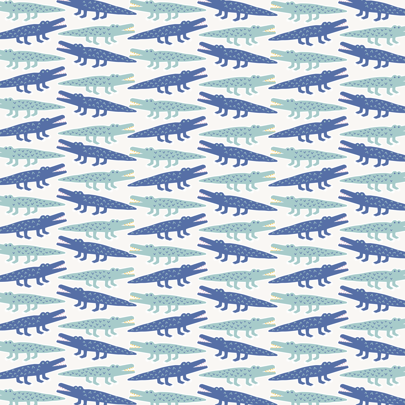 Greeting Card - Crocodiles