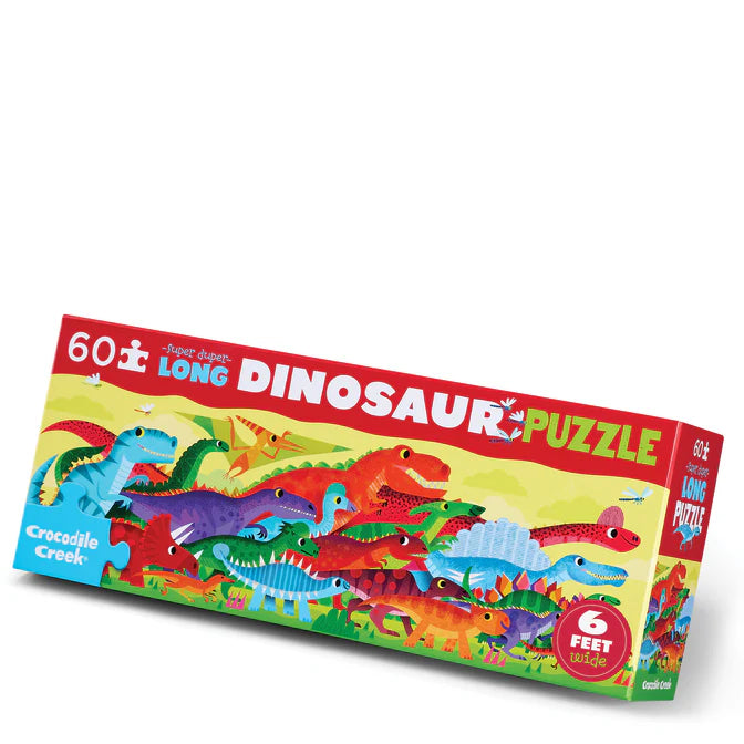 Super Duper Long Puzzle 60 Piece - Dino World