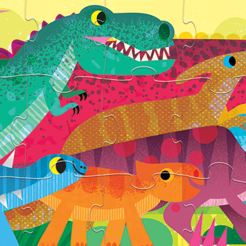 Super Duper Long Puzzle 60 Piece - Dino World