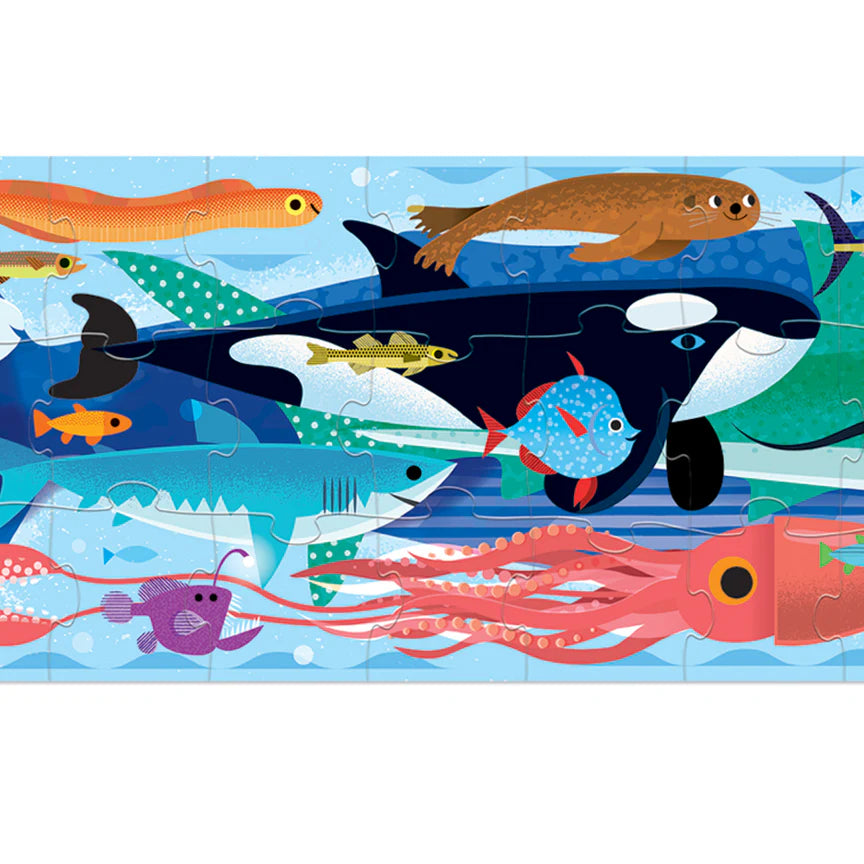 Super Duper Long Puzzle 60 Piece - Ocean
