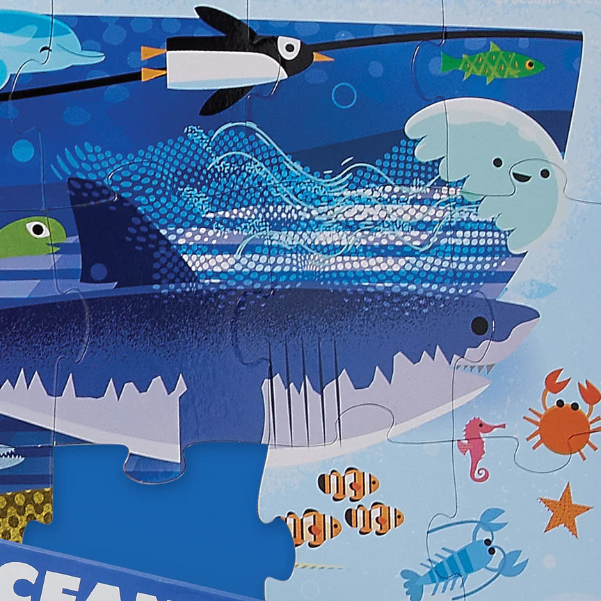 Super Duper Long Puzzle 60 Piece - Ocean