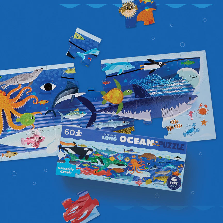Super Duper Long Puzzle 60 Piece - Ocean
