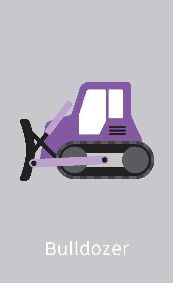 Little Genius Volume 2 - Snap Cards - Trucks and Diggers