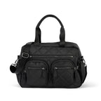 Carry All Nappy Bag - Black Diamond Quilt