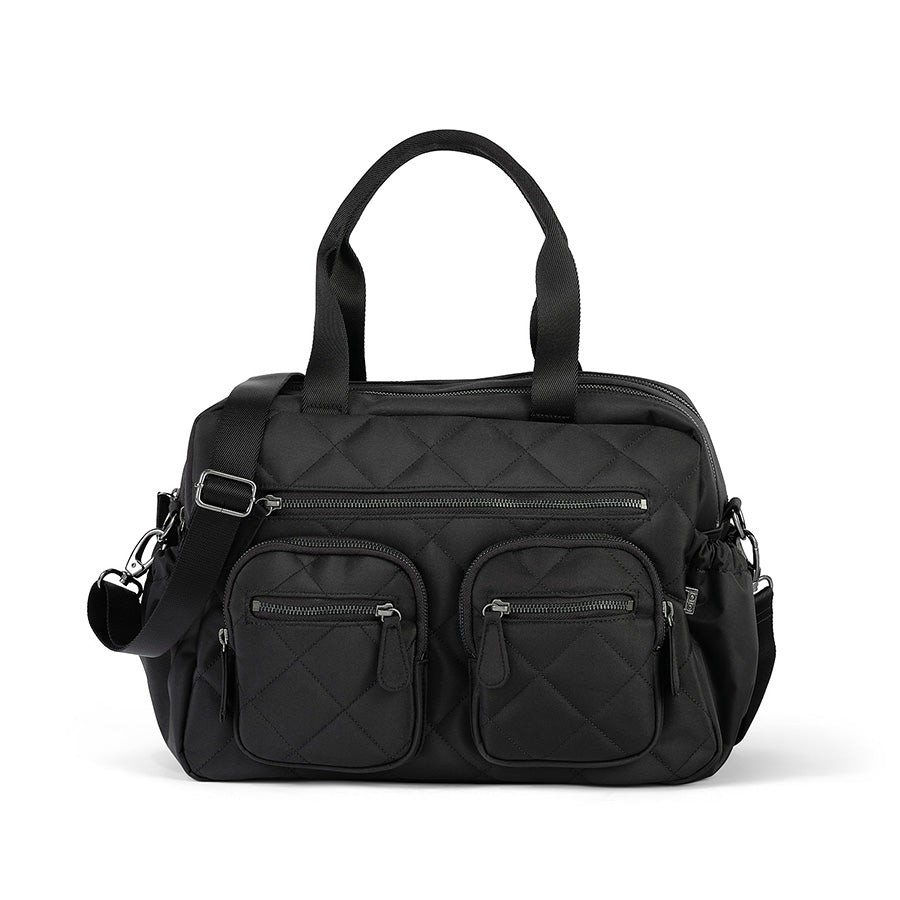 Carry All Nappy Bag - Black Diamond Quilt