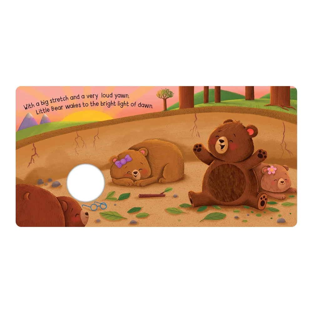 Squeaky Plush Board Book - Squeaky Little Bear