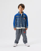 Railroad Stripe Kit Pocket Pant Indigo
