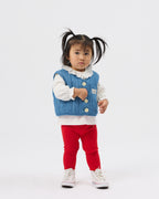 Bowie Rib Legging Red