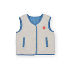 Reversible Chambray Button Vest