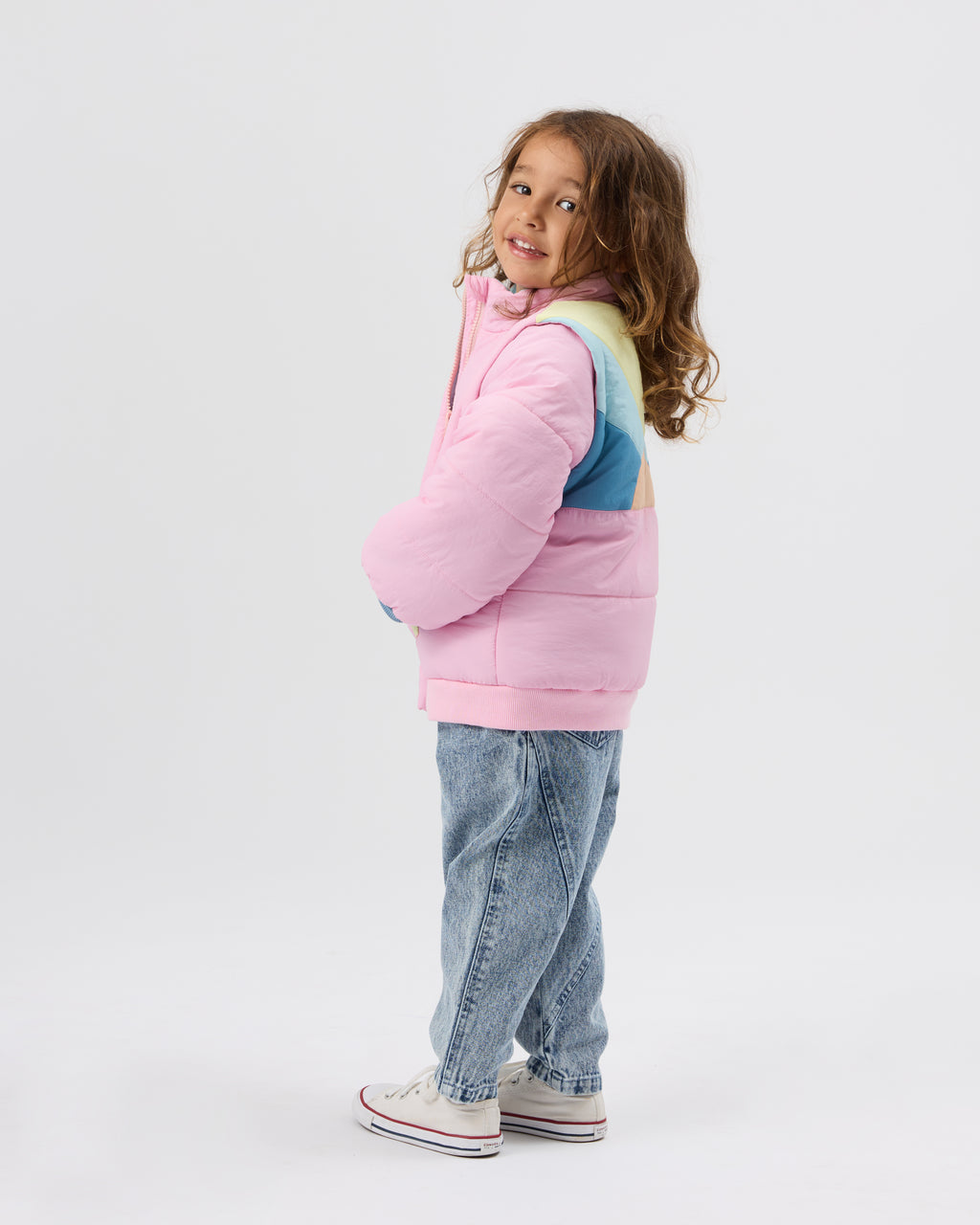 Charlie Sunrise Parka Jacket/Vest Pastel