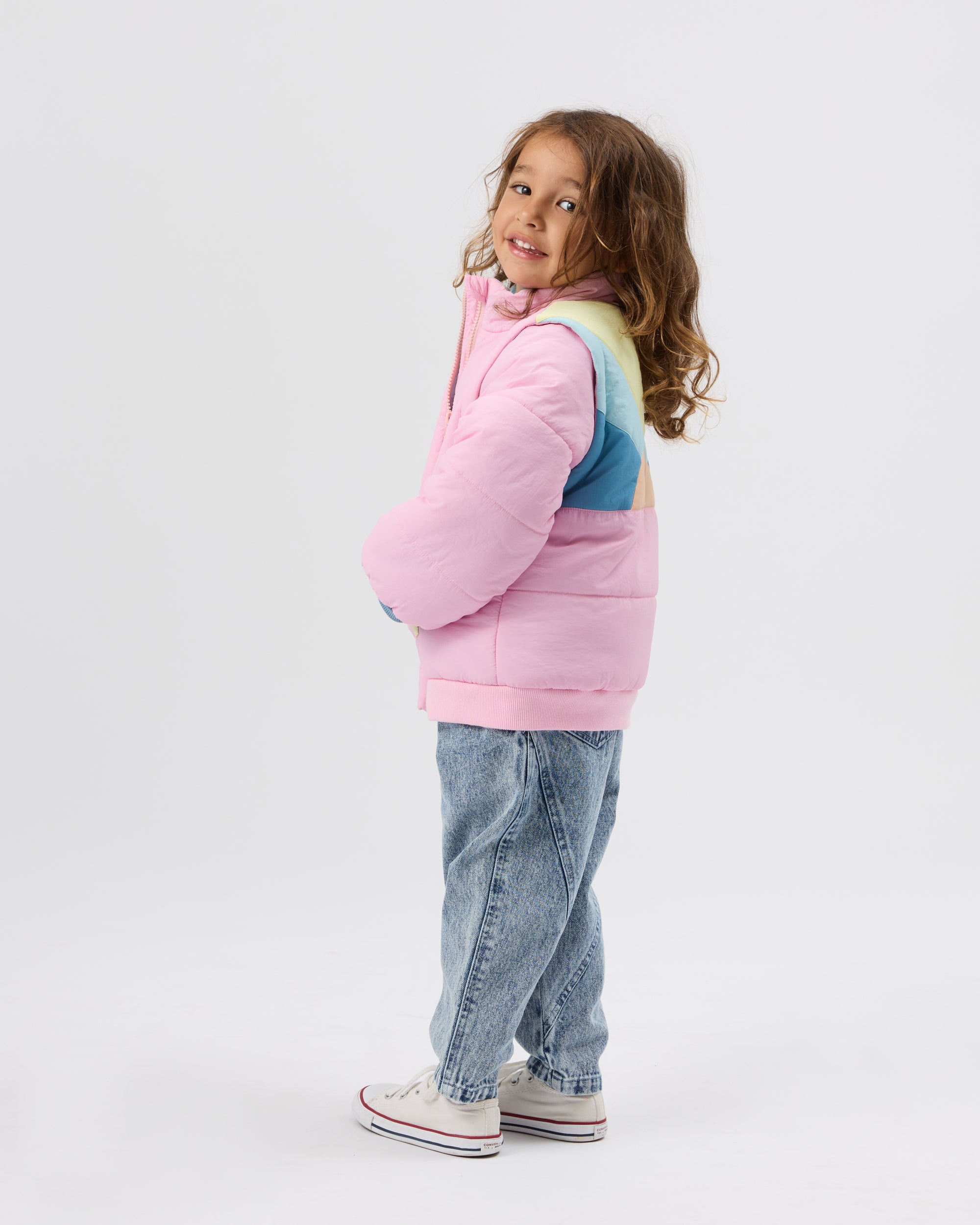 Charlie Sunrise Parka Jacket/Vest Pastel