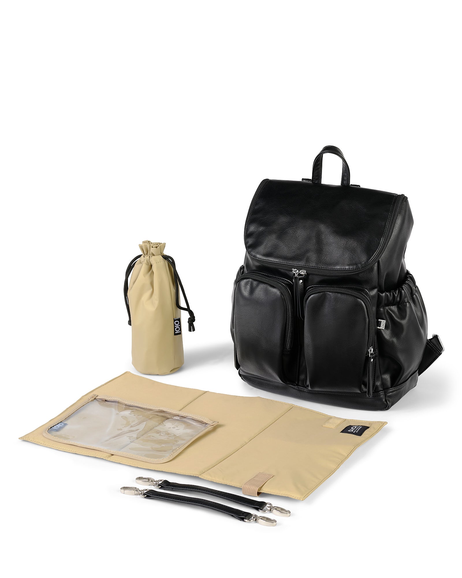 Oioi faux leather nappy backpack hotsell