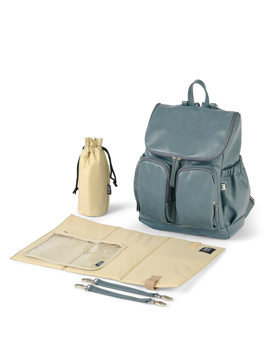 OiOi Nappy Backpack - Stone Blue