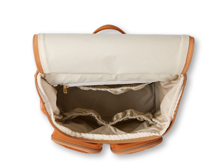 OiOi Nappy Backpack - Nylon Ochre/Gold