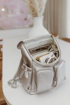 Nappy Backpack - Silver Dimple