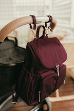 Nappy Backpack - Nylon Mulberry