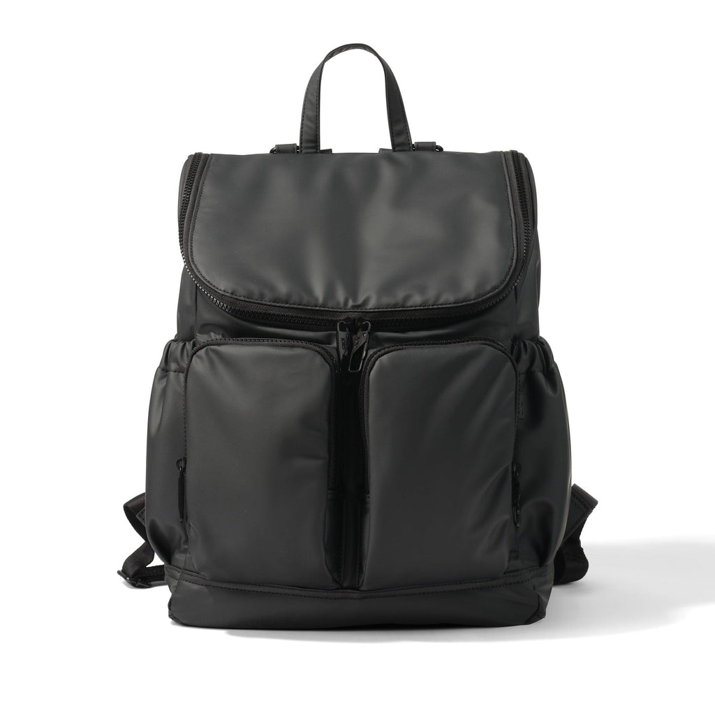 Nappy Backpack - Black Weatherproof