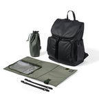 Nappy Backpack - Black Weatherproof