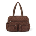 Carry All Nappy Bag - Puffy Chocolate Quilt