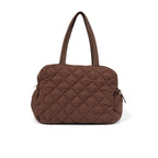 Carry All Nappy Bag - Puffy Chocolate Quilt