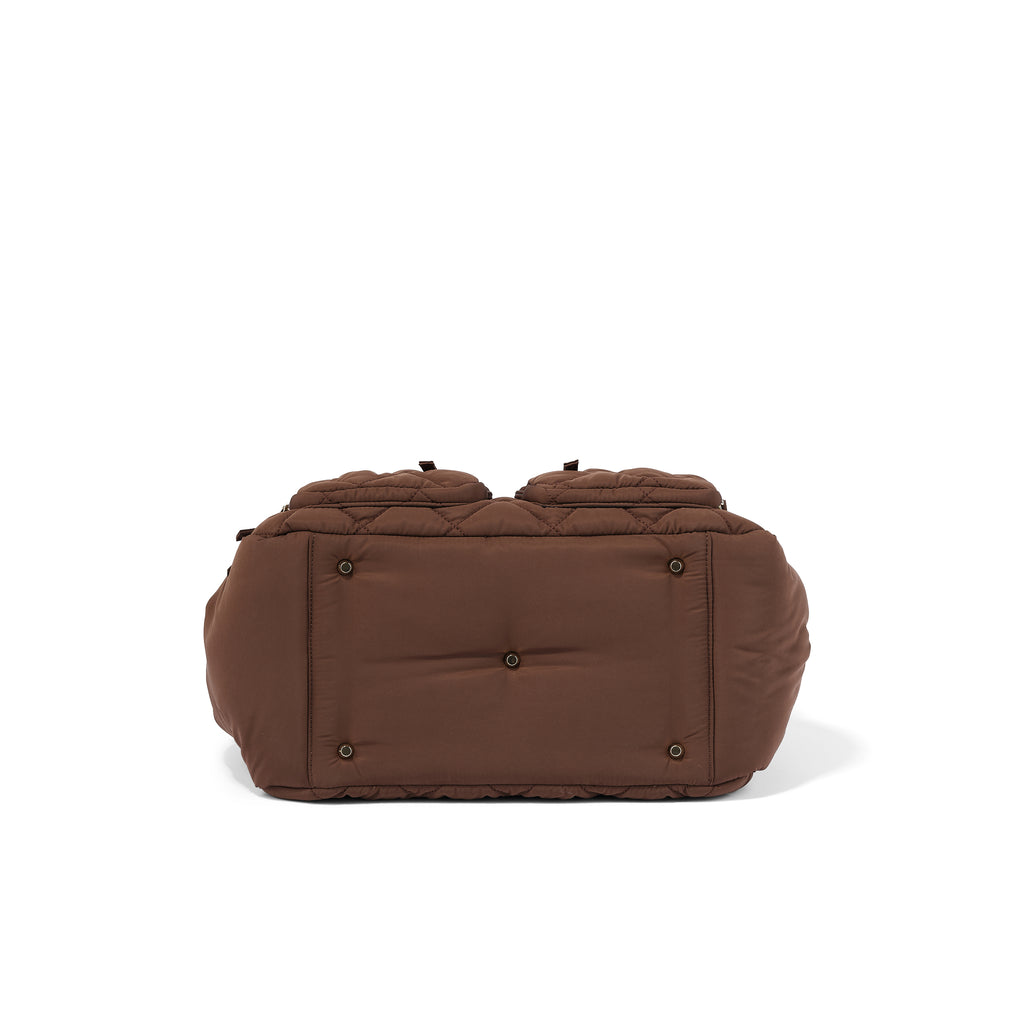 Carry All Nappy Bag - Puffy Chocolate Quilt