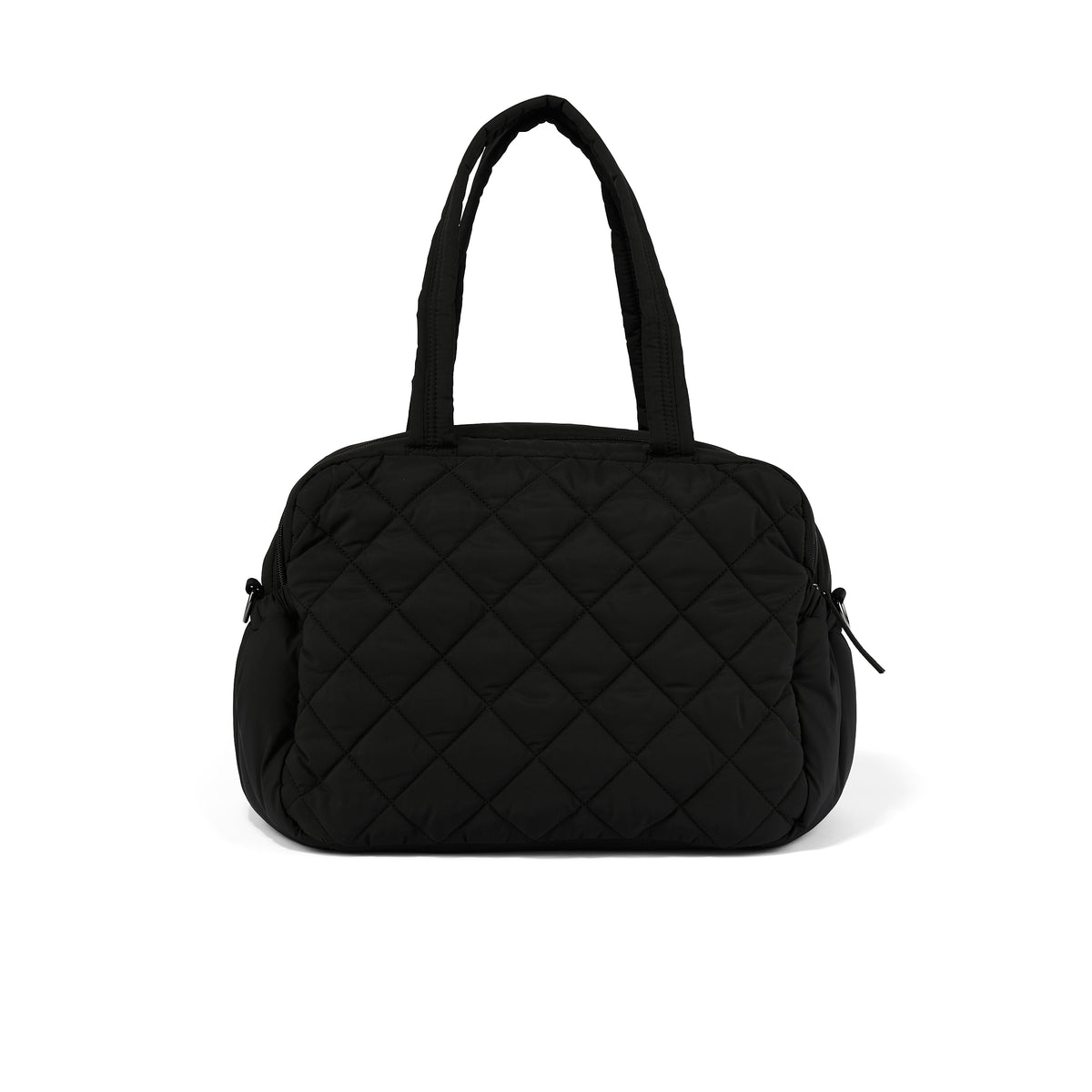 Carry All Nappy Bag - Puffy Black Quilt