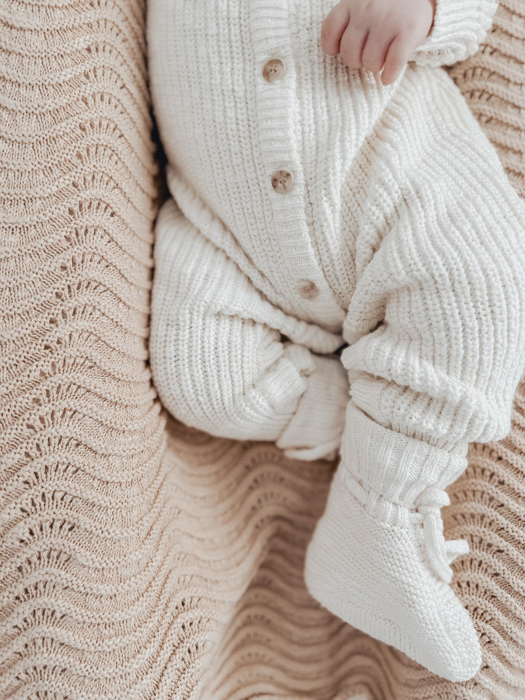 Ziggy Lou - Classic Knit Romper | Coconut