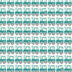 Greeting Card - Tractors